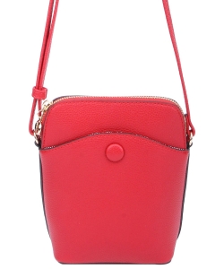 Fashion Pocket Crossbody Bag Cell Phone Purse CA116 RED